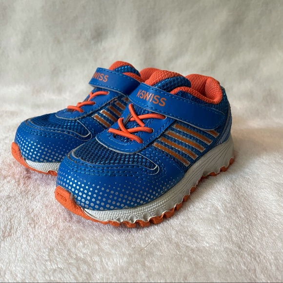 K-SWISS Blue & Orange Infant Sneakers - Picture 1 of 12